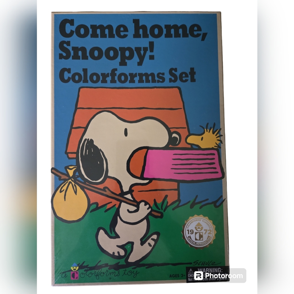 Come home,  Snoopy! Colorforms Set